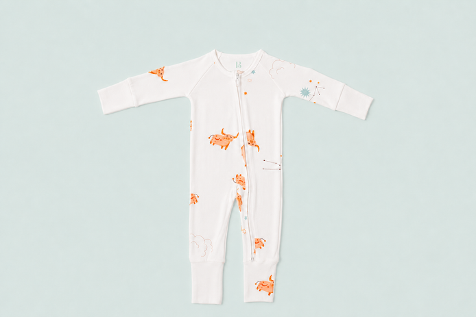 Taurus Zodiac All-Over Onesie
