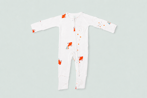 Aquarius Zodiac All-Over Onesie