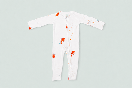 Aquarius Zodiac All-Over Onesie