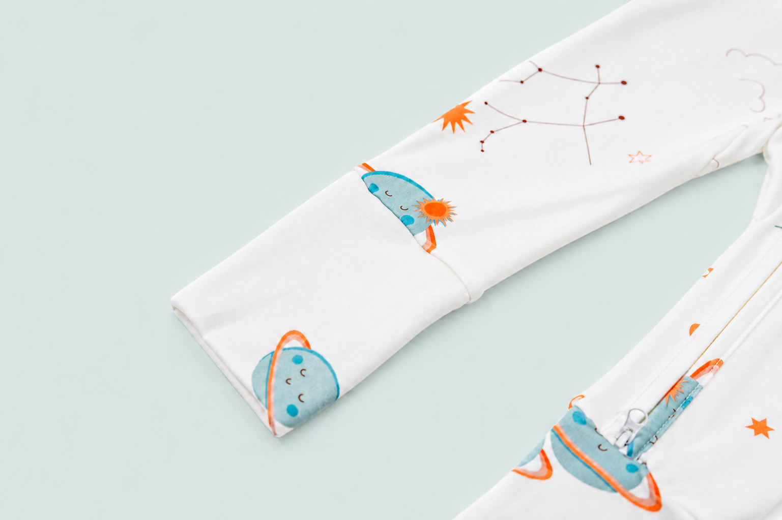 Gemini Zodiac All-Over Onesie