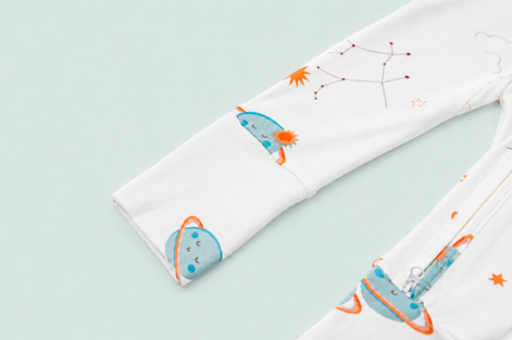 Gemini Zodiac All-Over Onesie