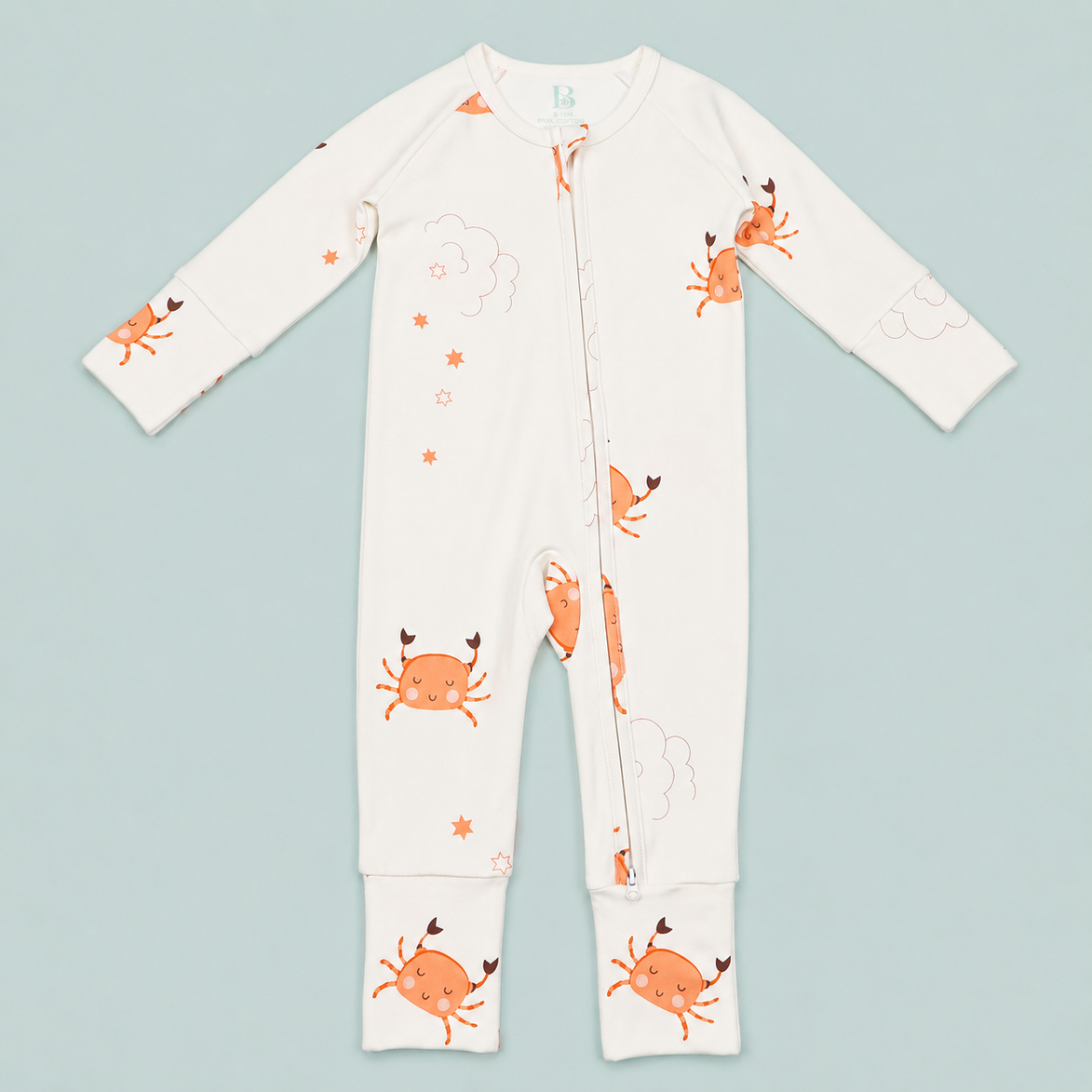 Cancer Zodiac All-Over Onesie