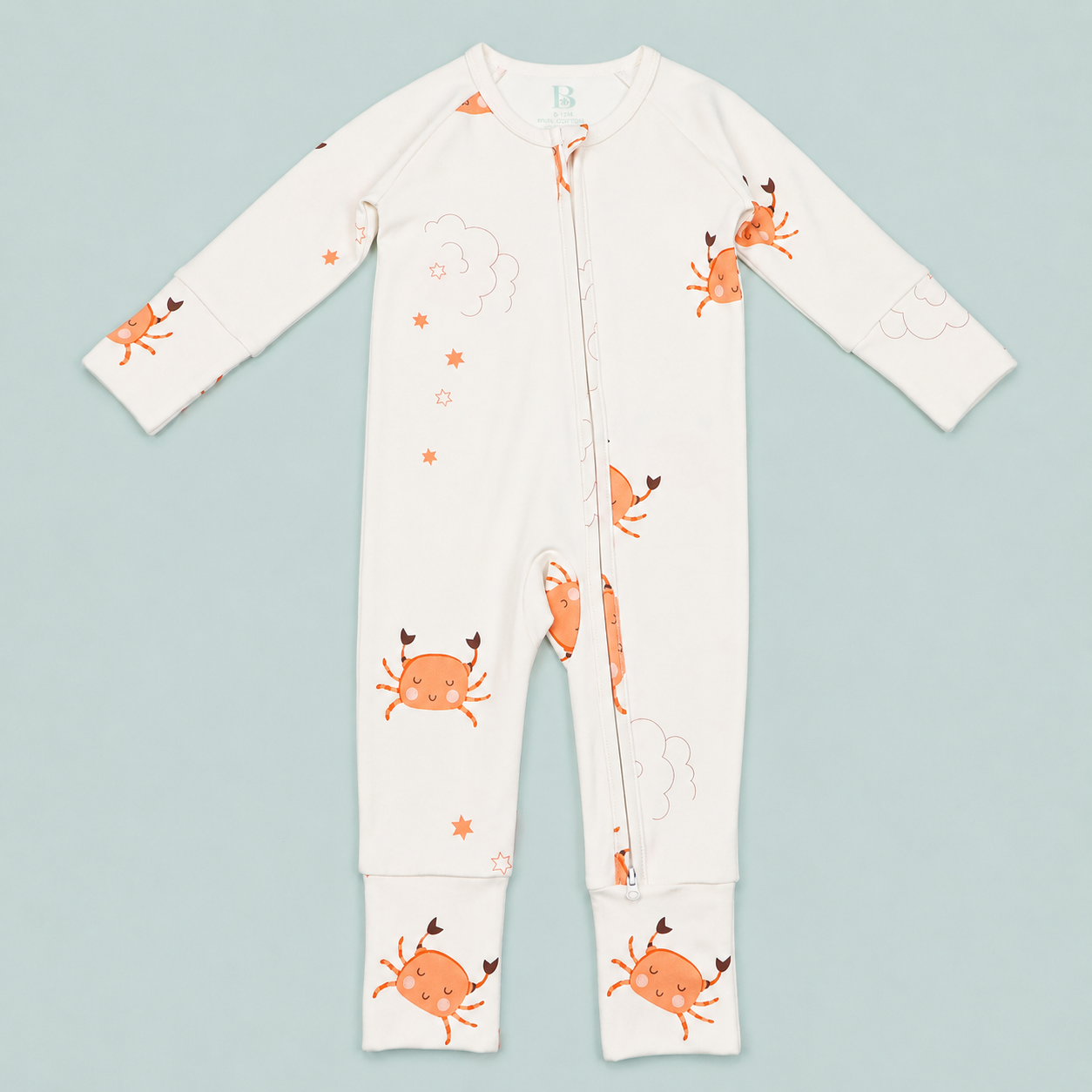 Cancer Zodiac All-Over Onesie