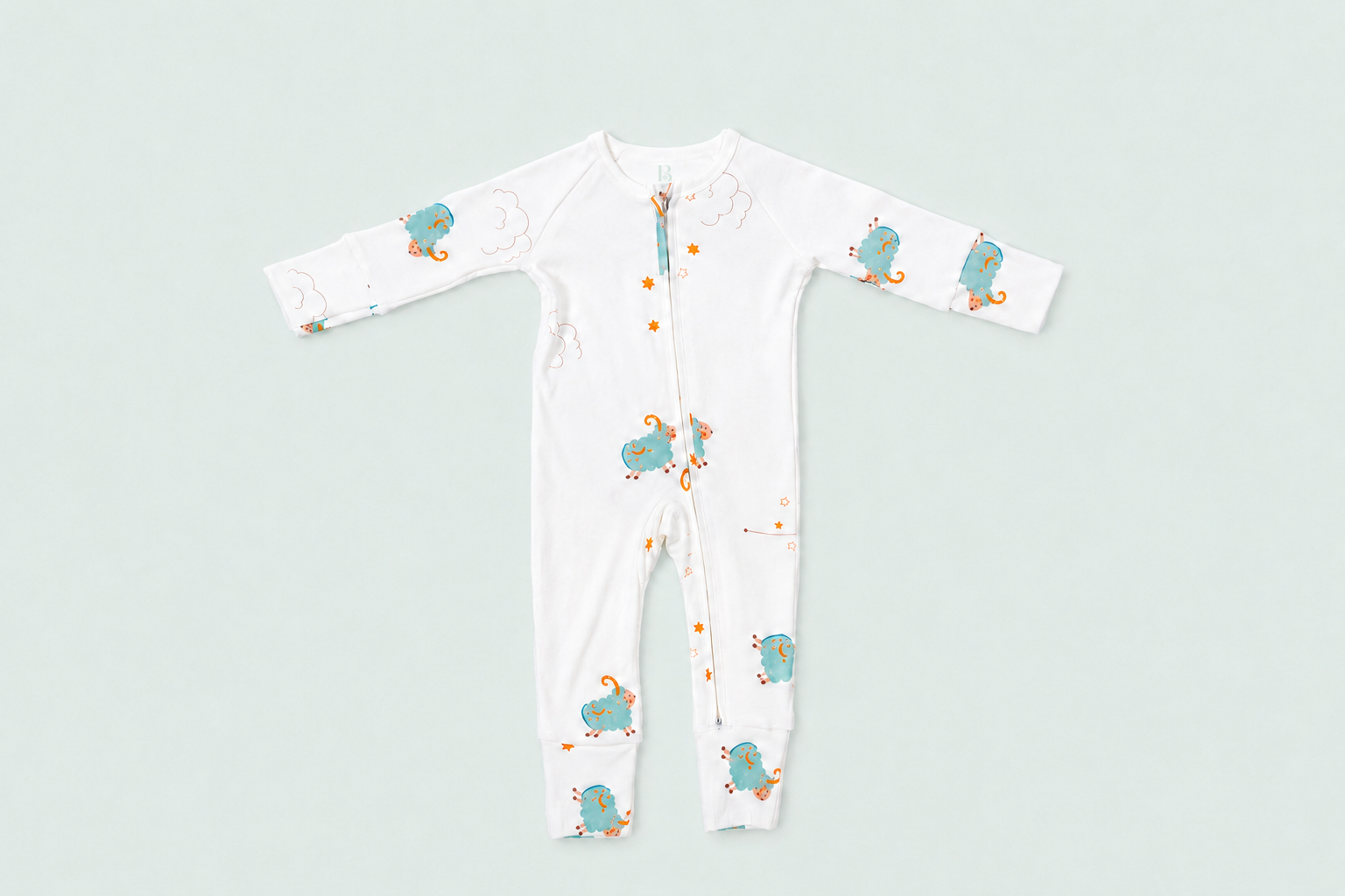 Aries Zodiac All-Over Onesie