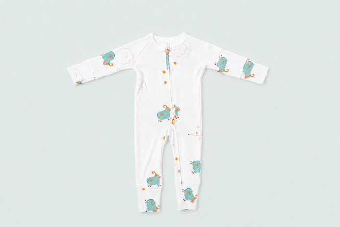 Aries Zodiac All-Over Onesie