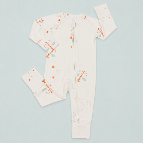 Libra Zodiac All-Over Onesie
