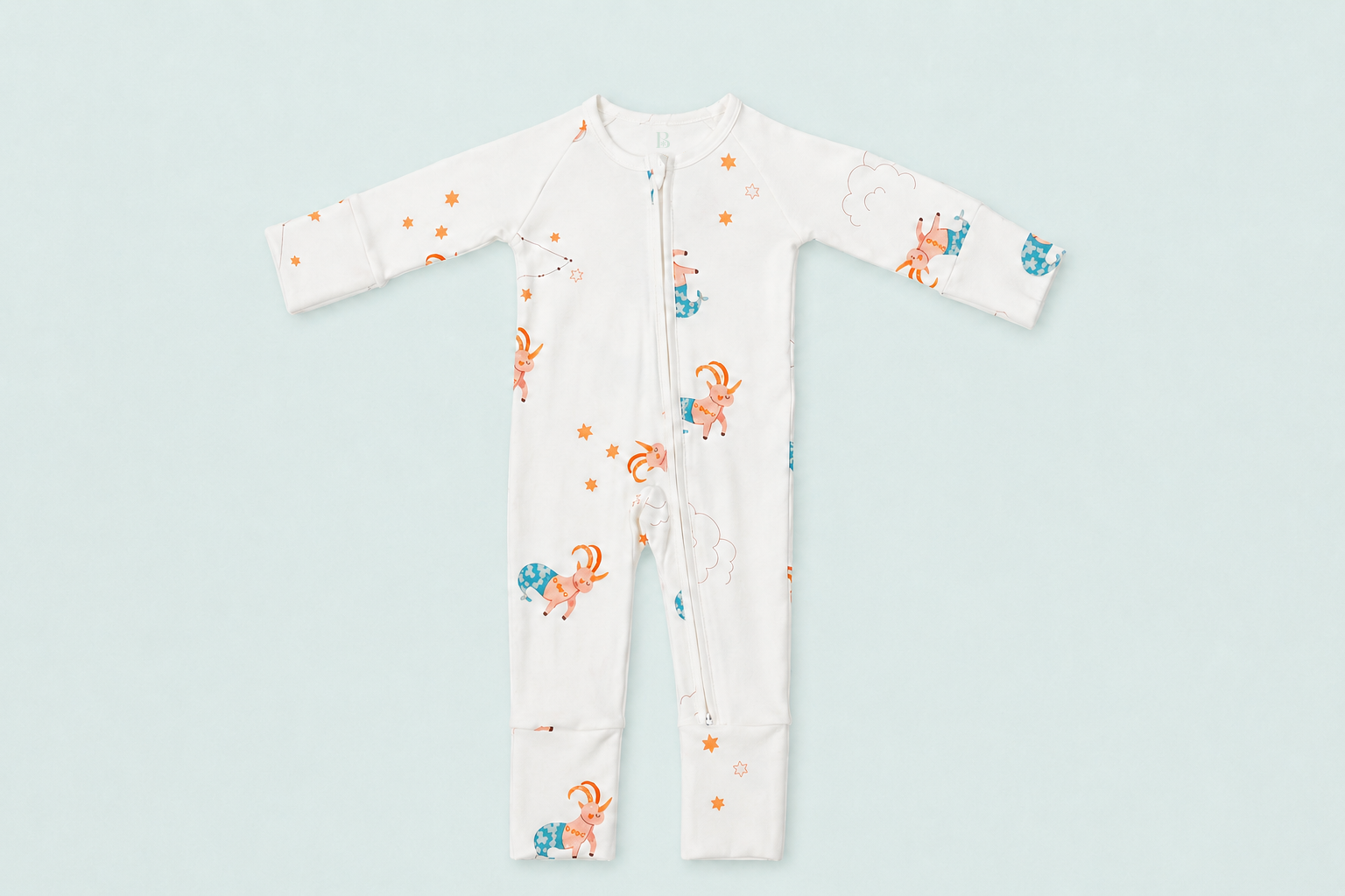 Capricorn Zodiac All-Over Onesie