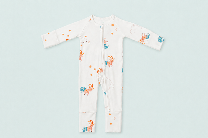 Capricorn Zodiac All-Over Onesie