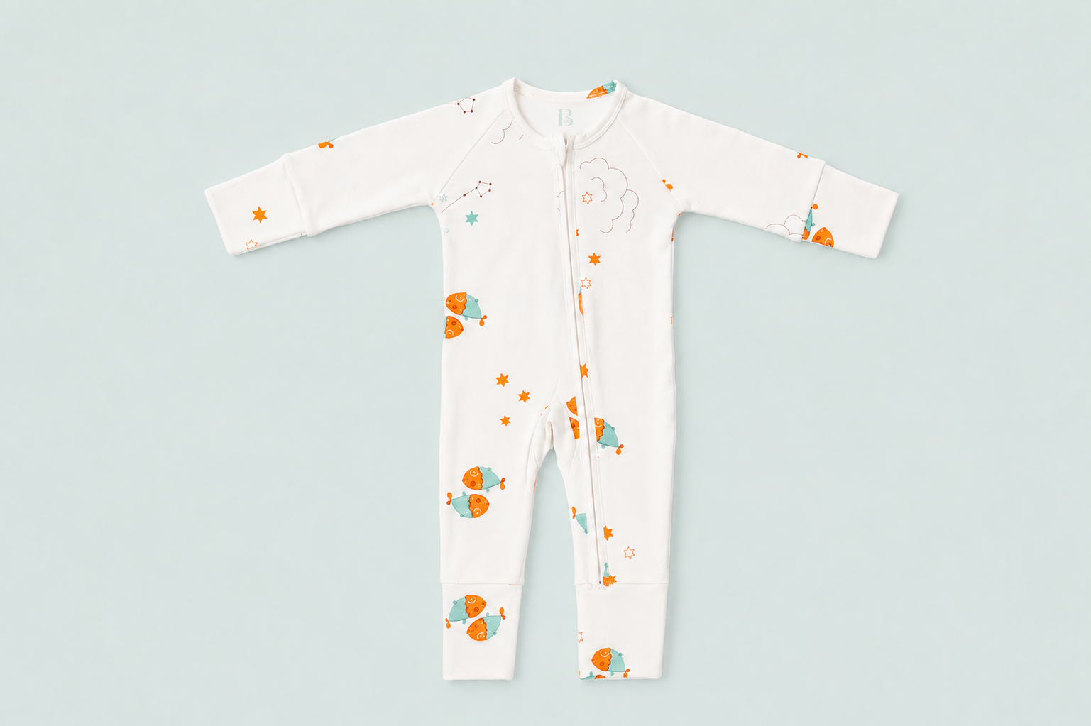 Pisces Zodiac All-Over Onesie