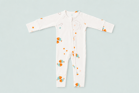 Pisces Zodiac All-Over Onesie