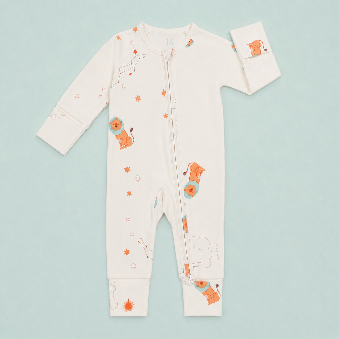 Leo Zodiac All-Over Onesie