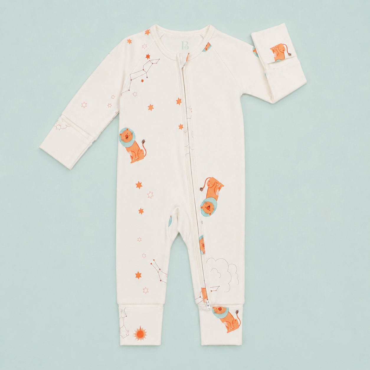 Leo Zodiac All-Over Onesie