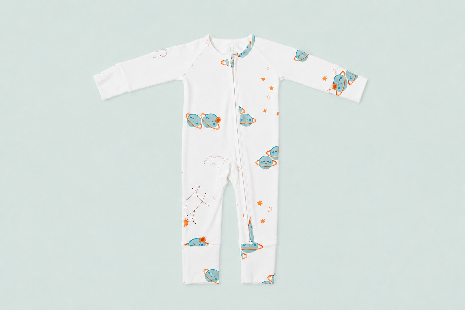 Gemini Zodiac All-Over Onesie