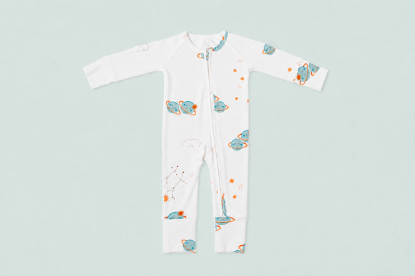 Gemini Zodiac All-Over Onesie