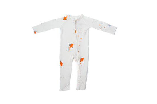 Aquarius Zodiac All-Over Onesie