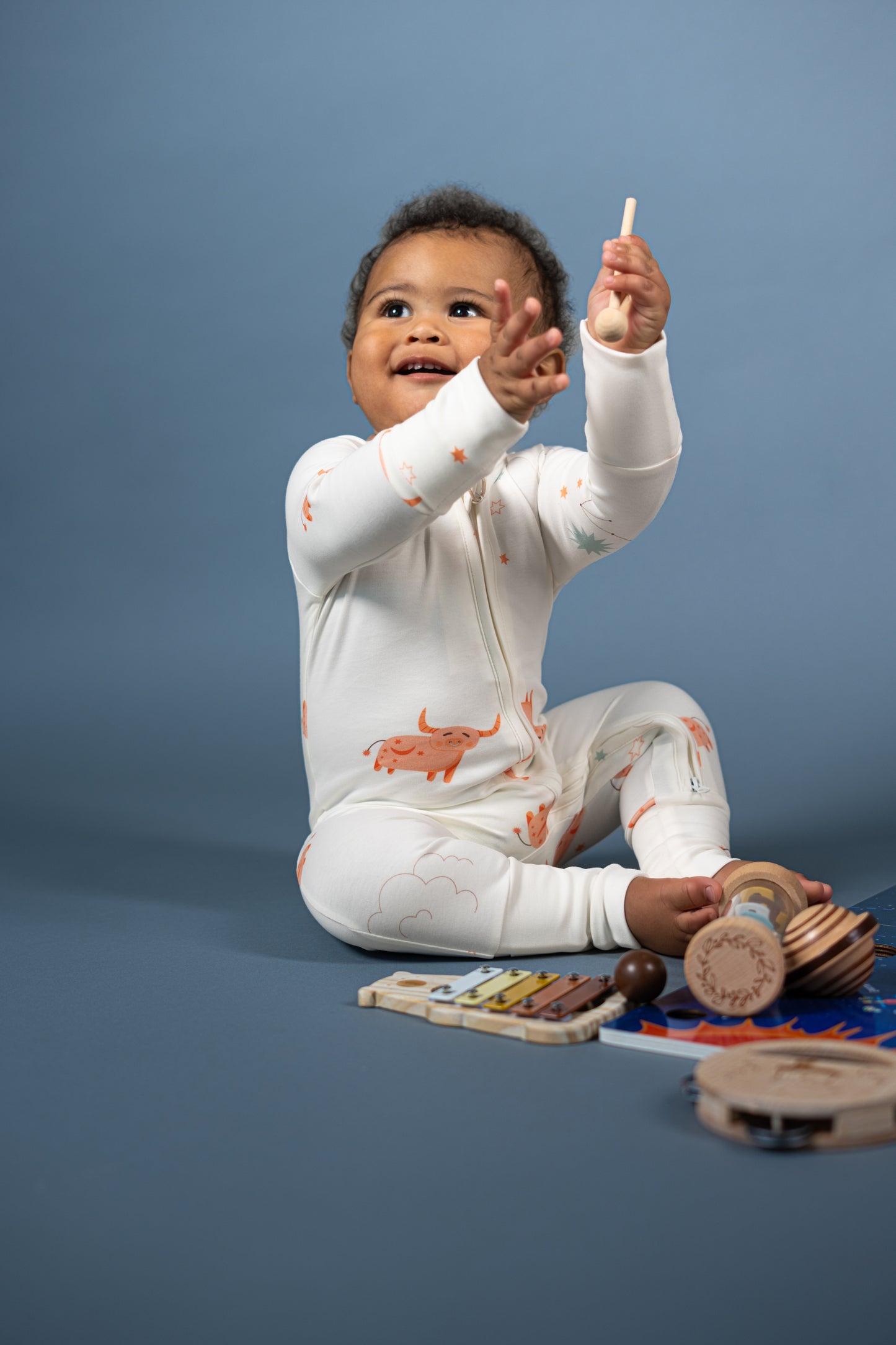 Taurus Zodiac All-Over Onesie