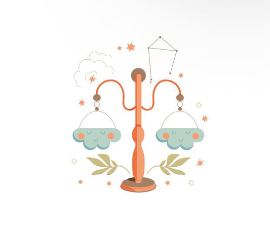 Libra Zodiac All-Over Onesie