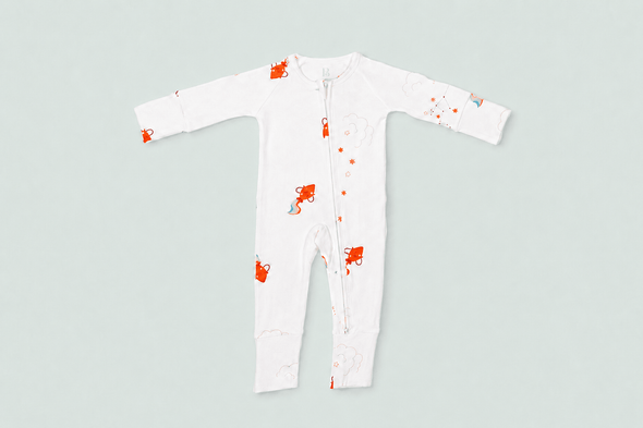 Aquarius Zodiac All-Over Onesie - BRTH