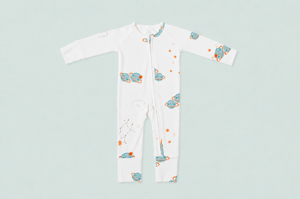 Gemini Zodiac All-Over Onesie - BRTH