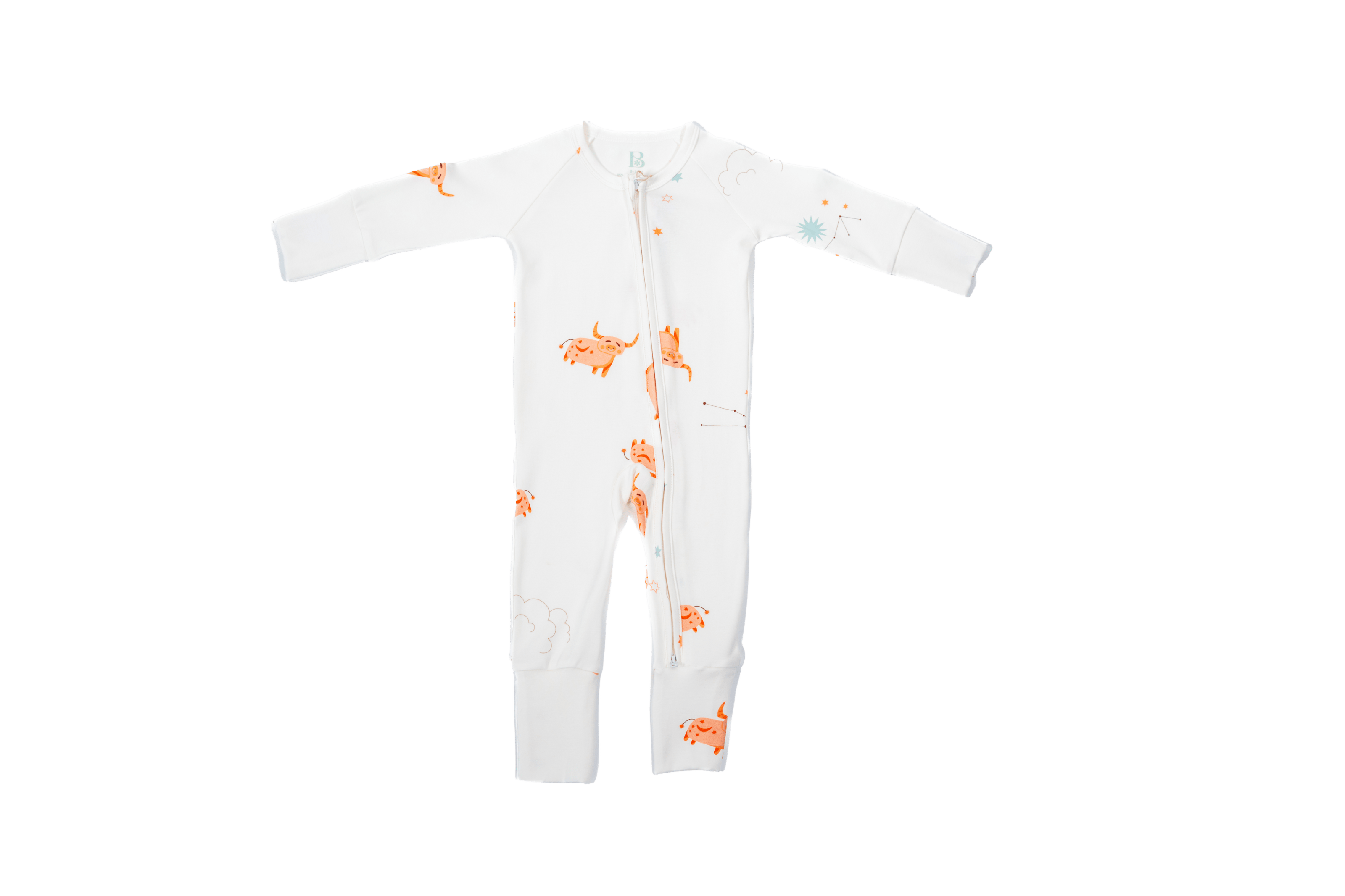 Taurus Zodiac All-Over Onesie - BRTH